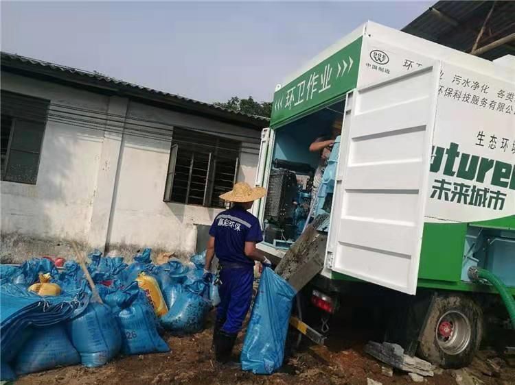 钟楼工业污泥压干处理